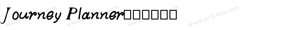 Journey Planner字体转换